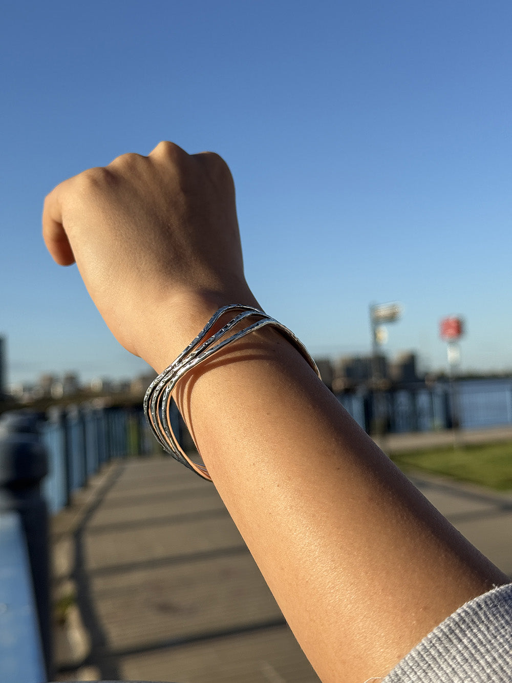 Wavy Statement Bracelet