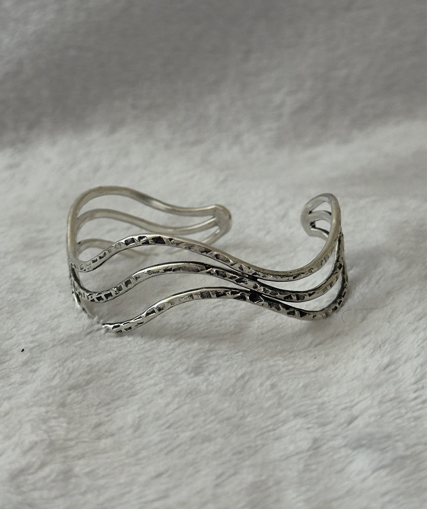 Wavy Statement Bracelet