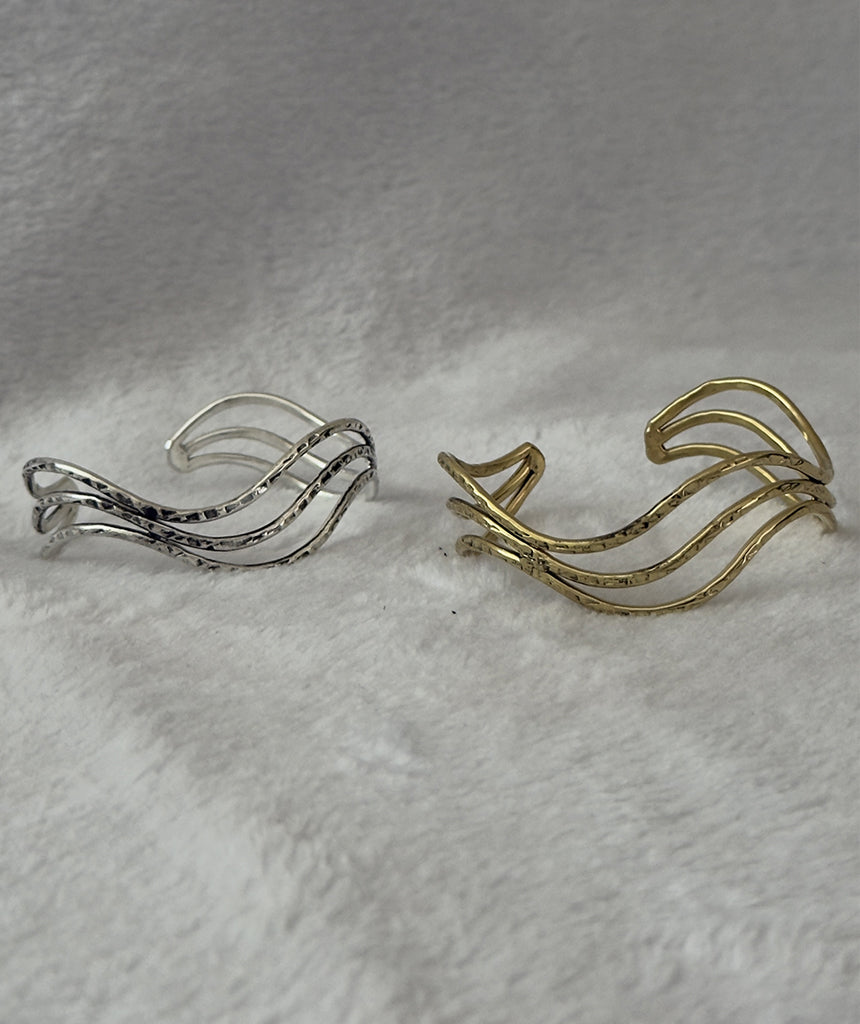 Wavy Statement Bracelet