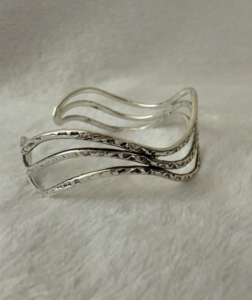 Wavy Statement Bracelet