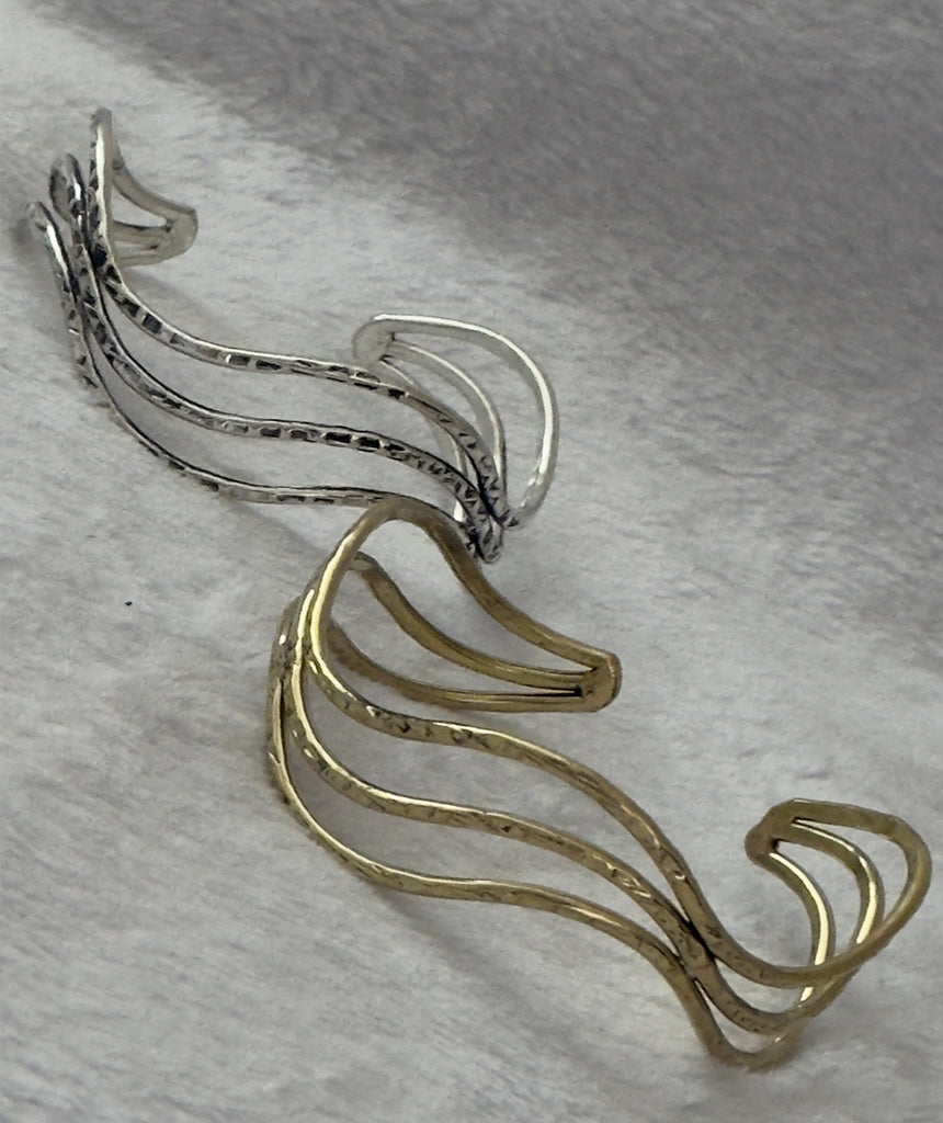 Wavy Statement Bracelet