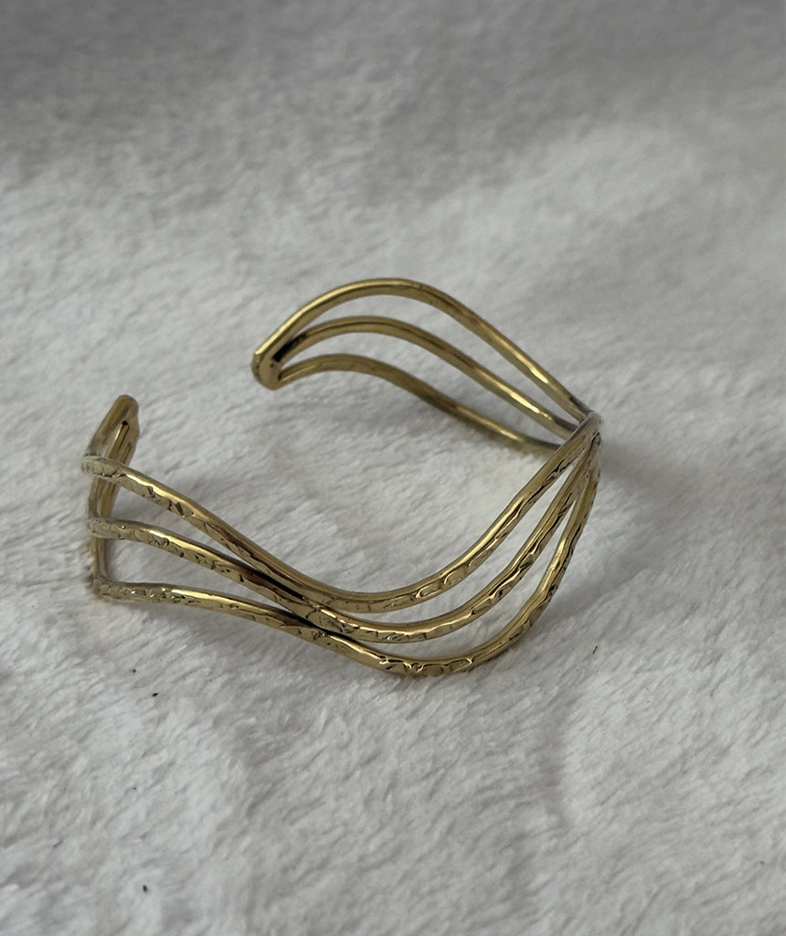 Wavy Statement Bracelet