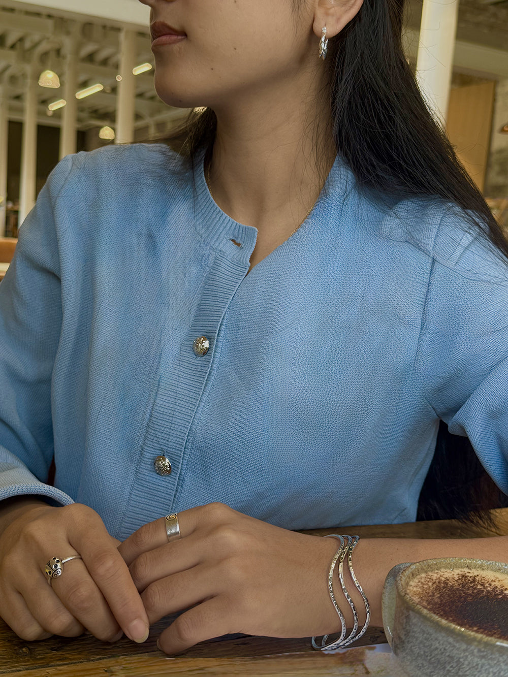 Wavy Statement Bracelet