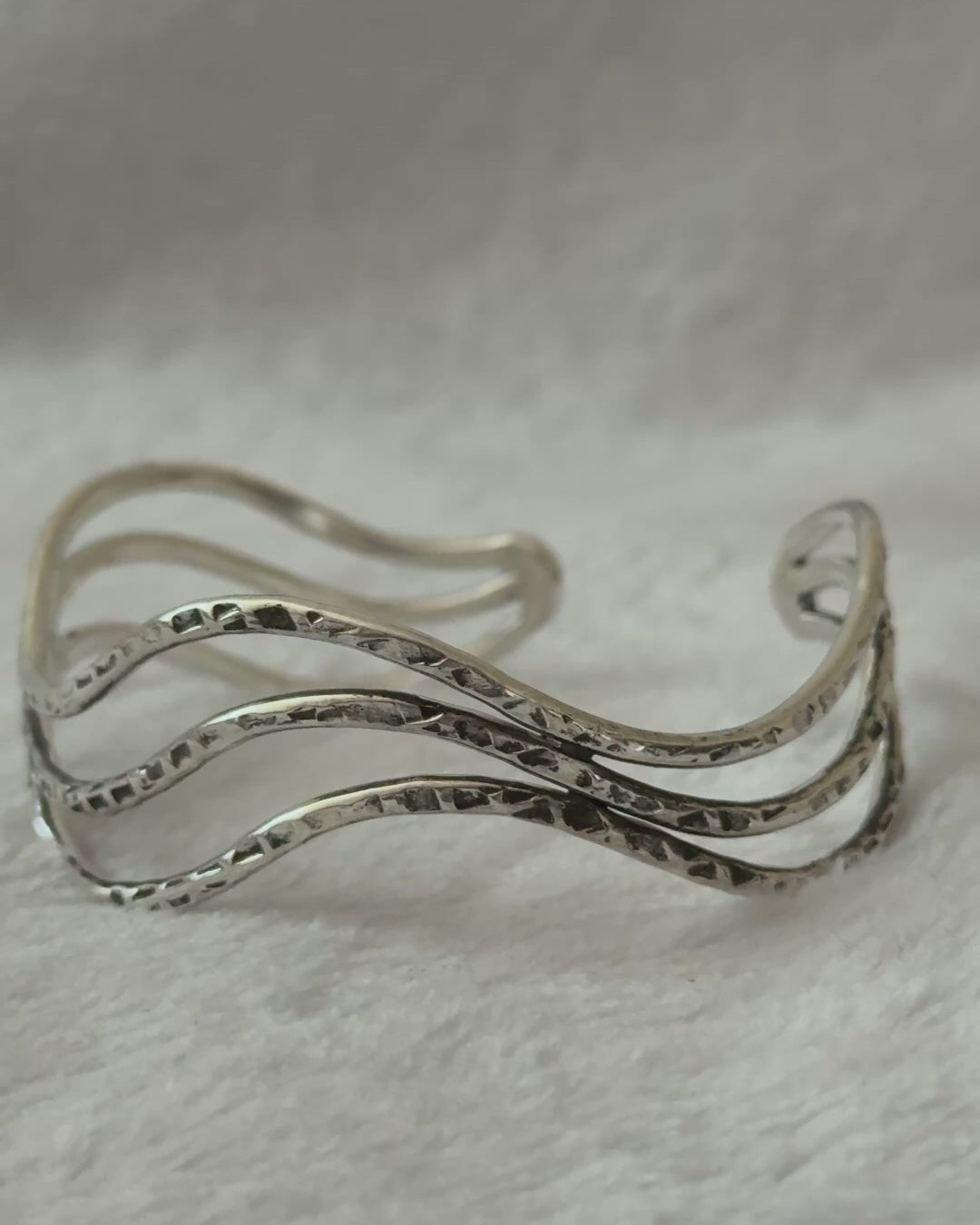 Wavy Statement Bracelet