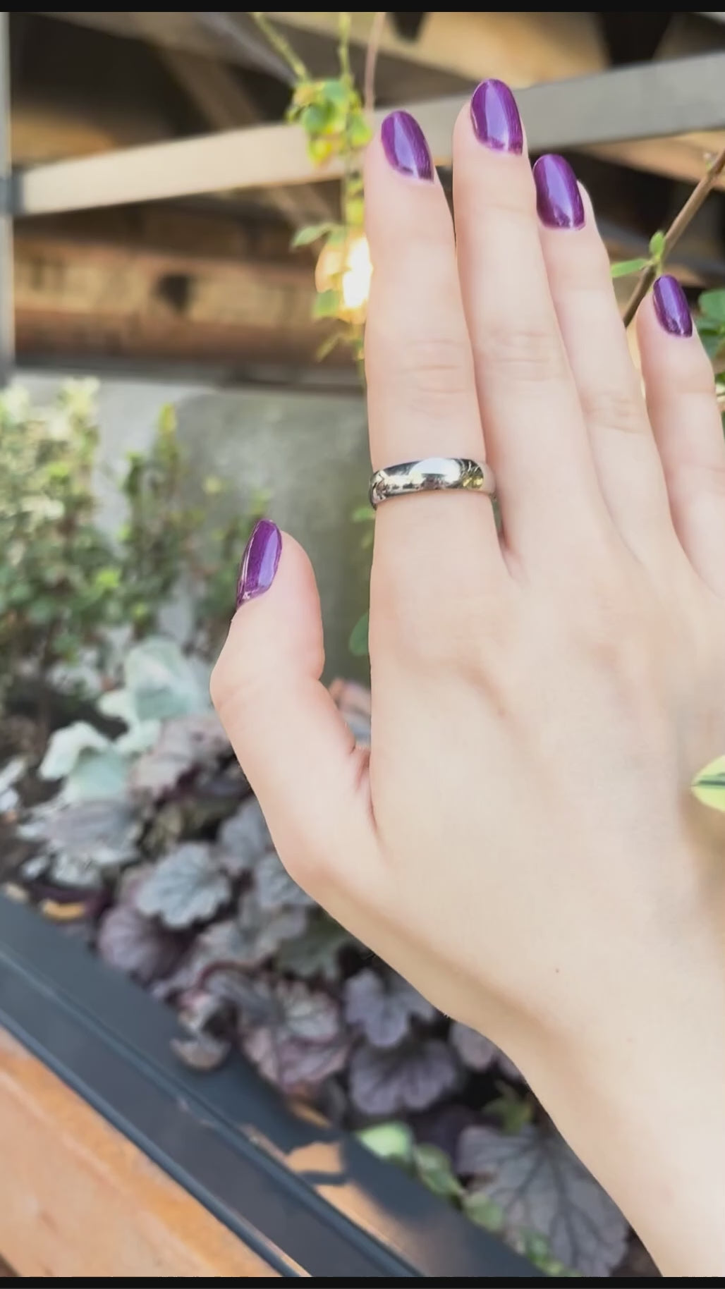 Simple Silver Band Ring