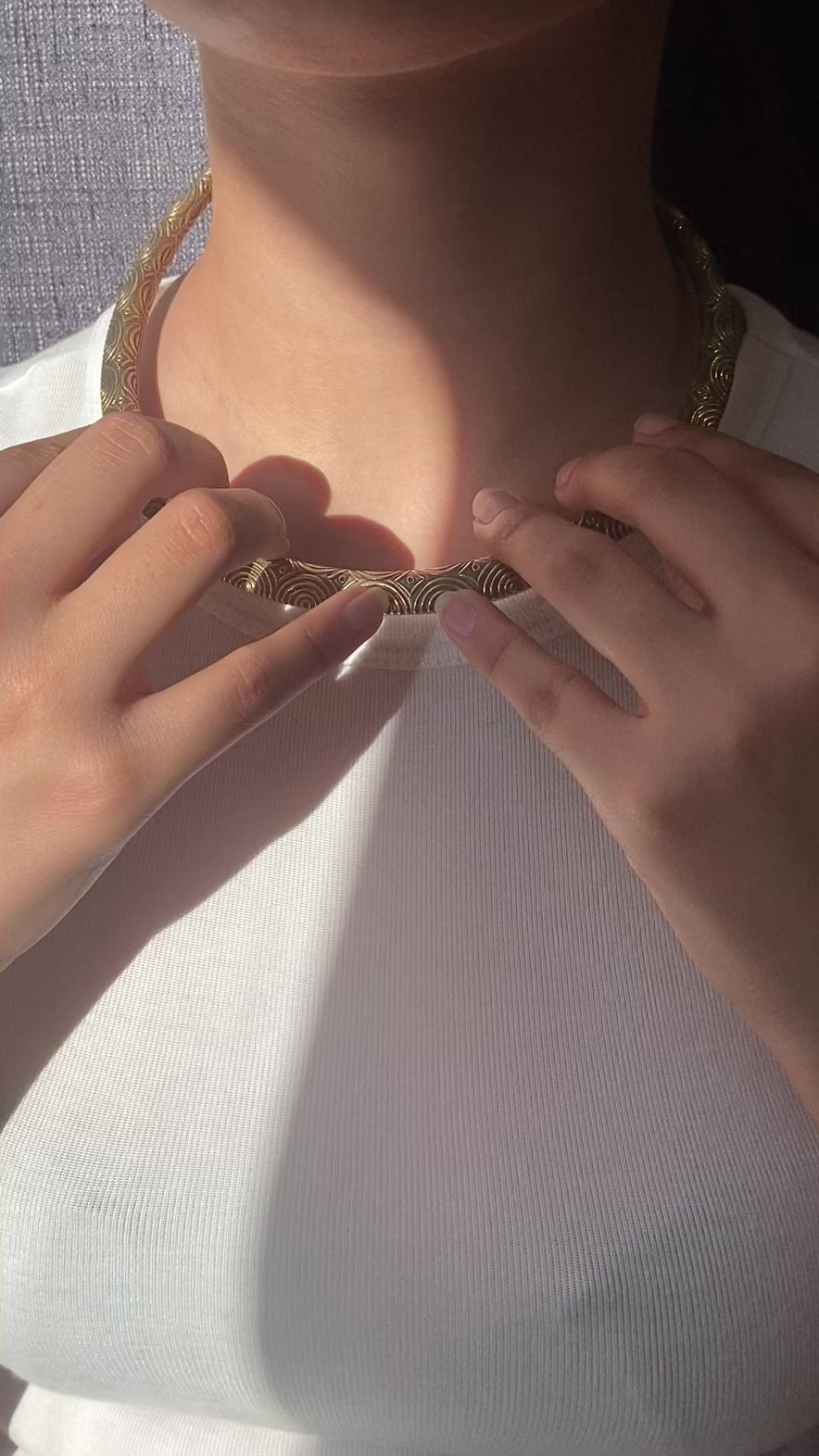 Gold Choker Necklace