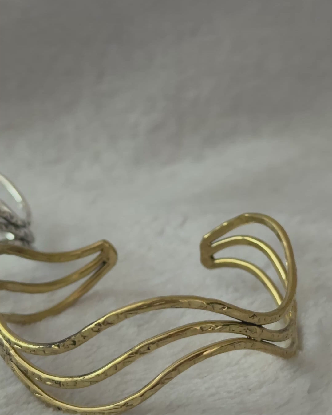 Wavy Statement Bracelet