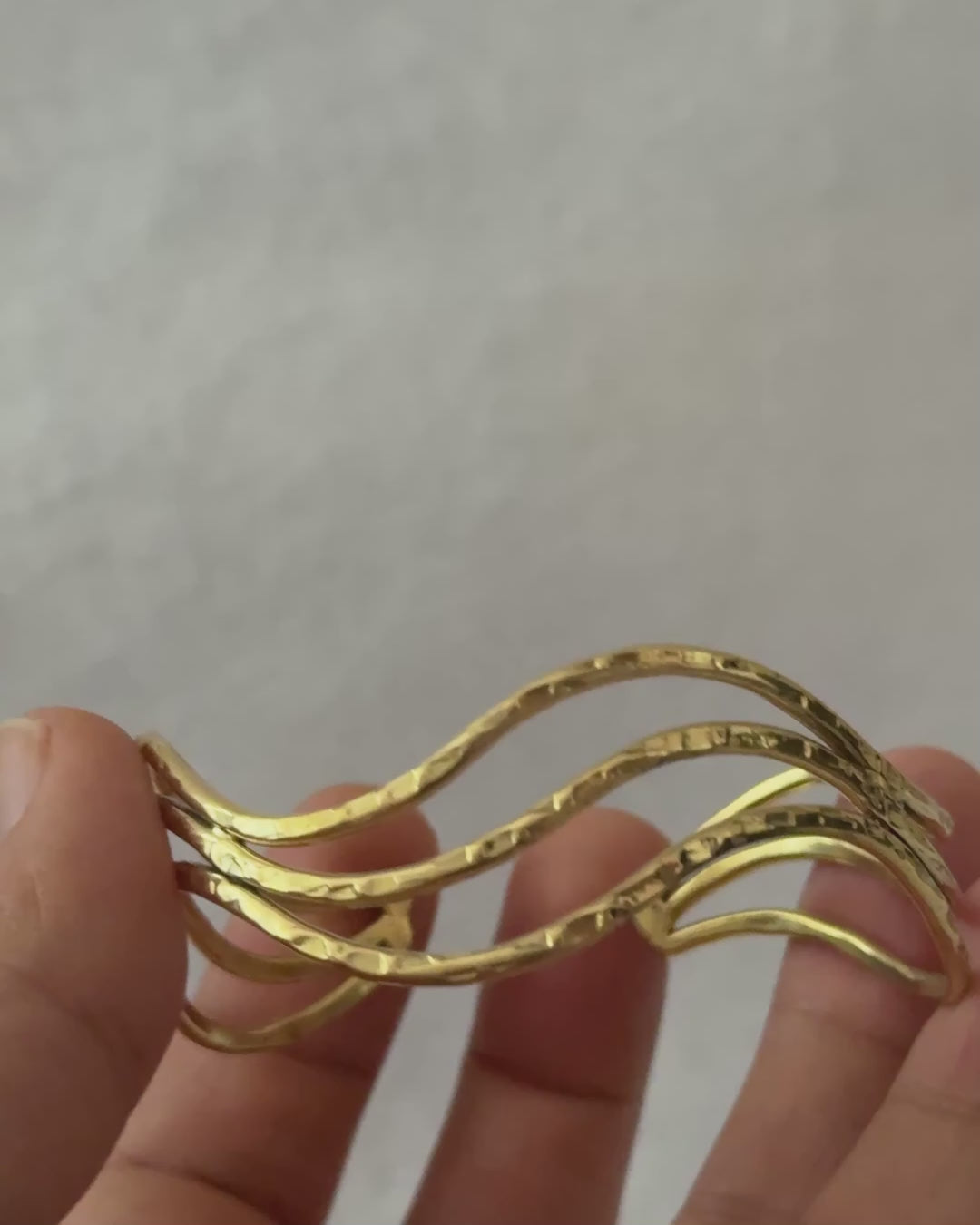 Wavy Statement Bracelet