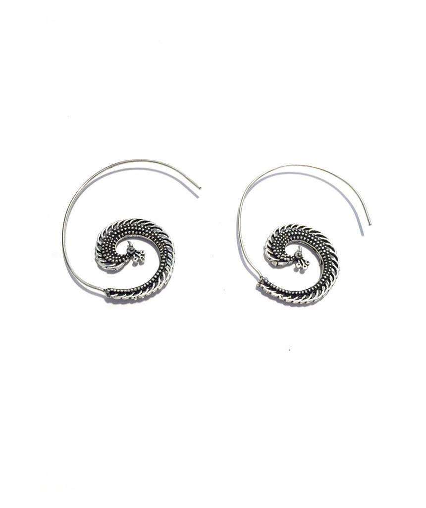 Peacock Swirl Earrings