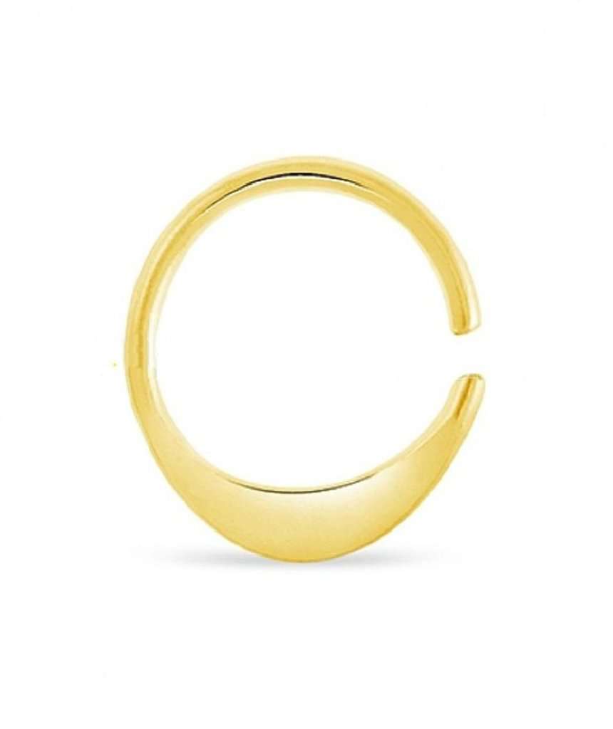 Sterling Silver Hammered Septum Piercing