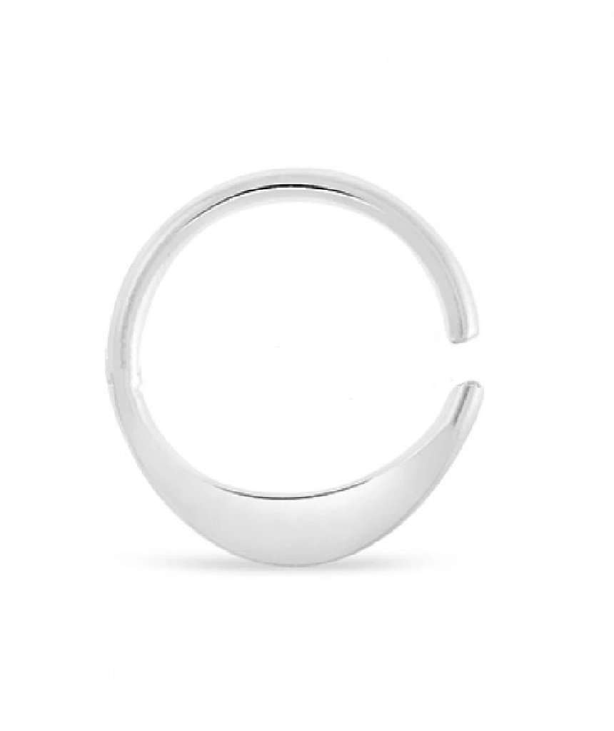Sterling Silver Hammered Septum Piercing