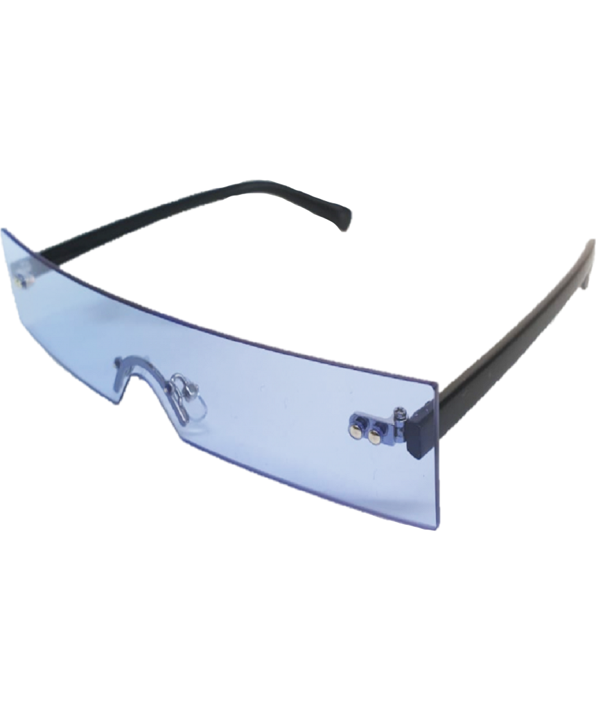 Blue Stylish Rectangular Sunglasses