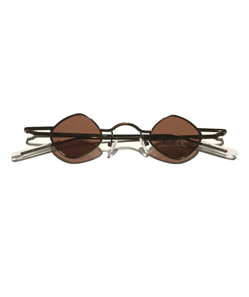 Brown Round Sunglasses