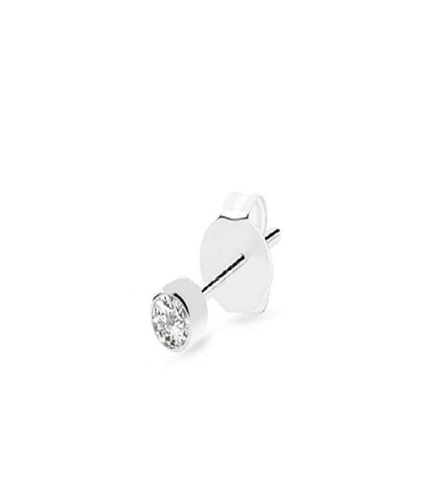 Clear Classic Stone Ear Stud