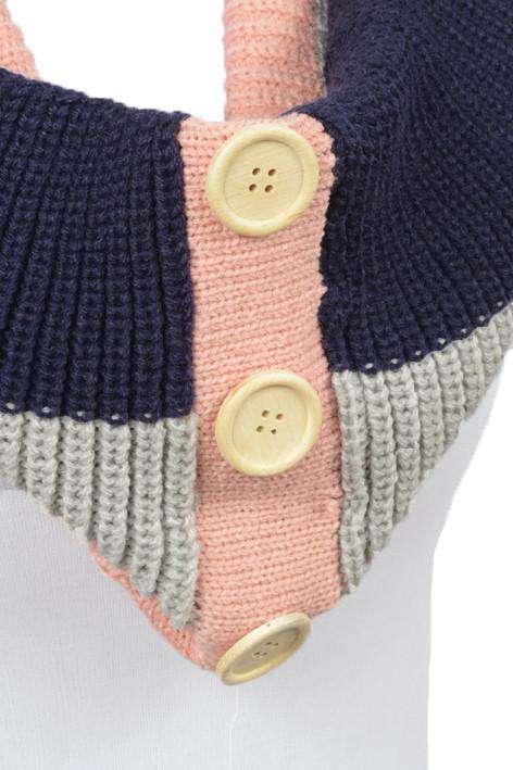 Wide Stripe Coloured Snood