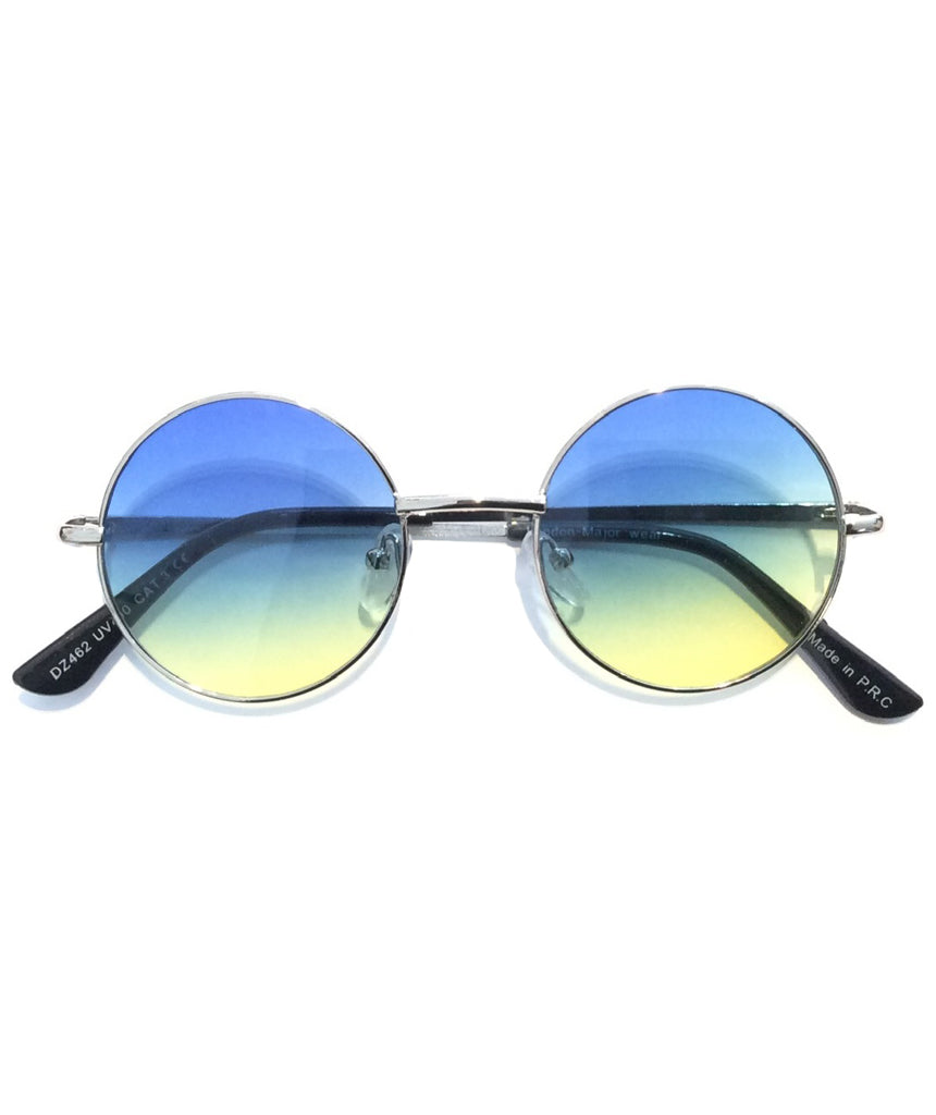 Double Color Round Sunglasses