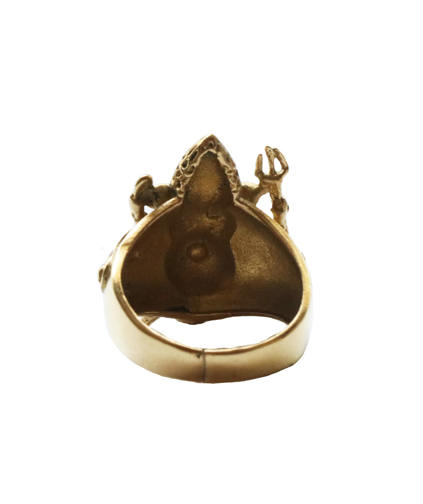 Engraved Ganesha Ring