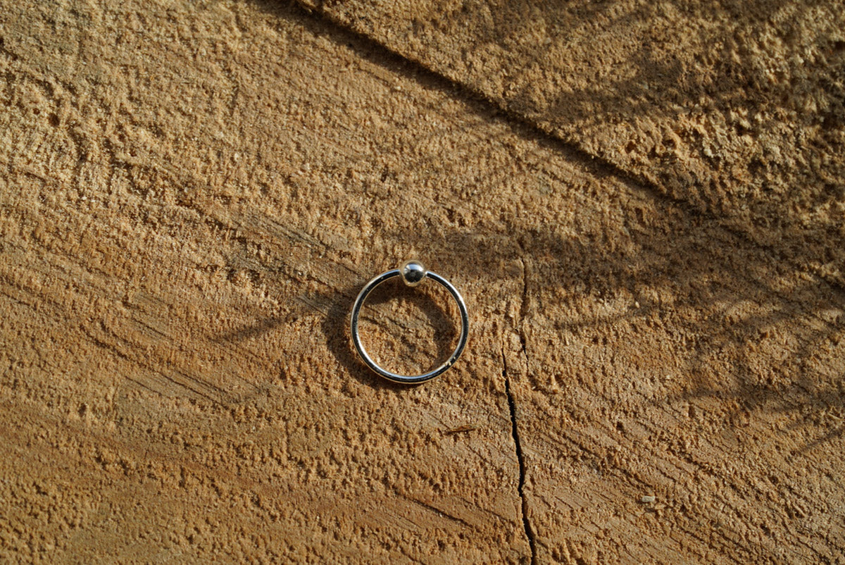 Fake Silver Nose Ring Body Jewellery