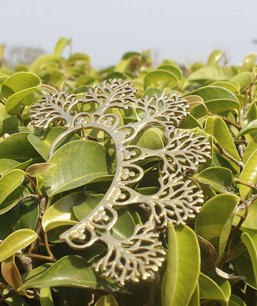 Gold Boho Tree Earcuff