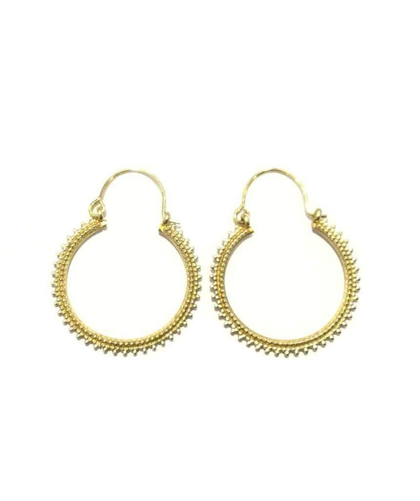 Gold Classic Hoop Earrings