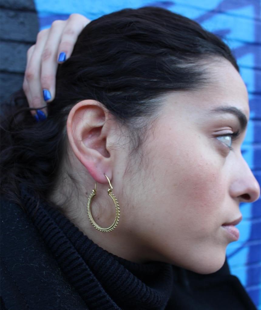 Gold Classic Hoop Earrings