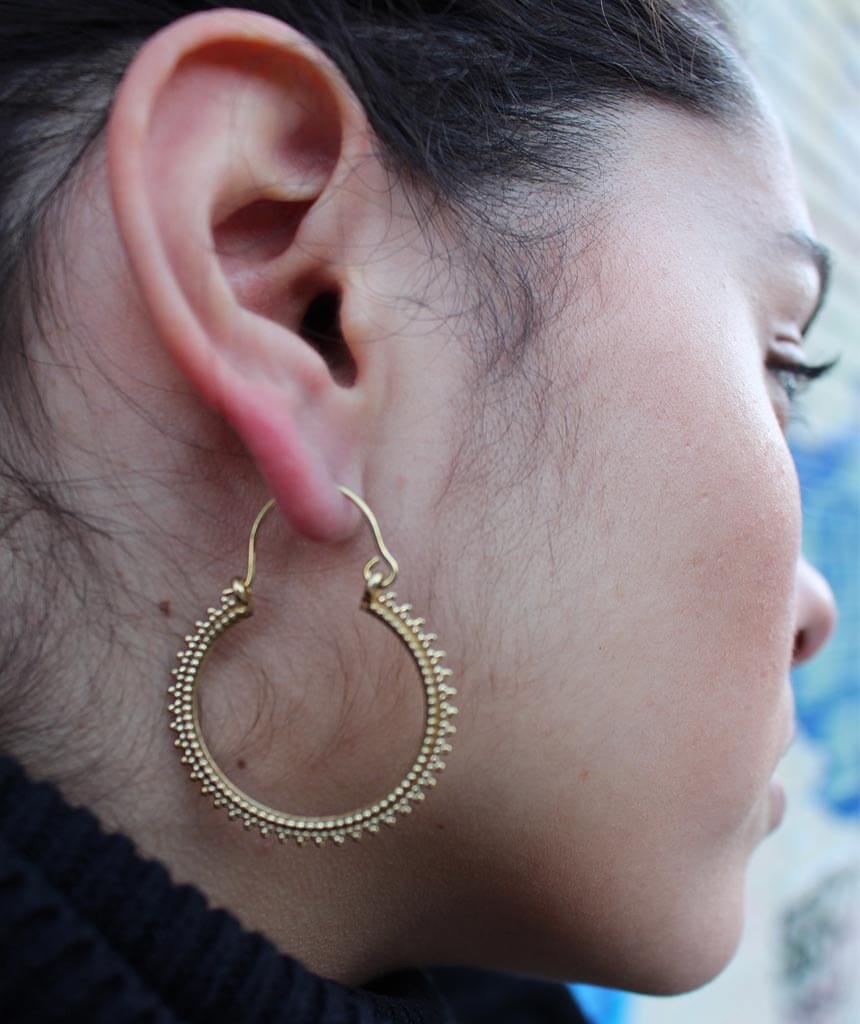 Gold Classic Hoop Earrings