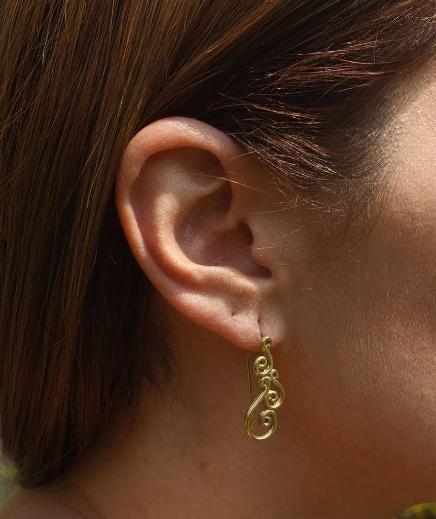 Gold Classic Melody Earrings