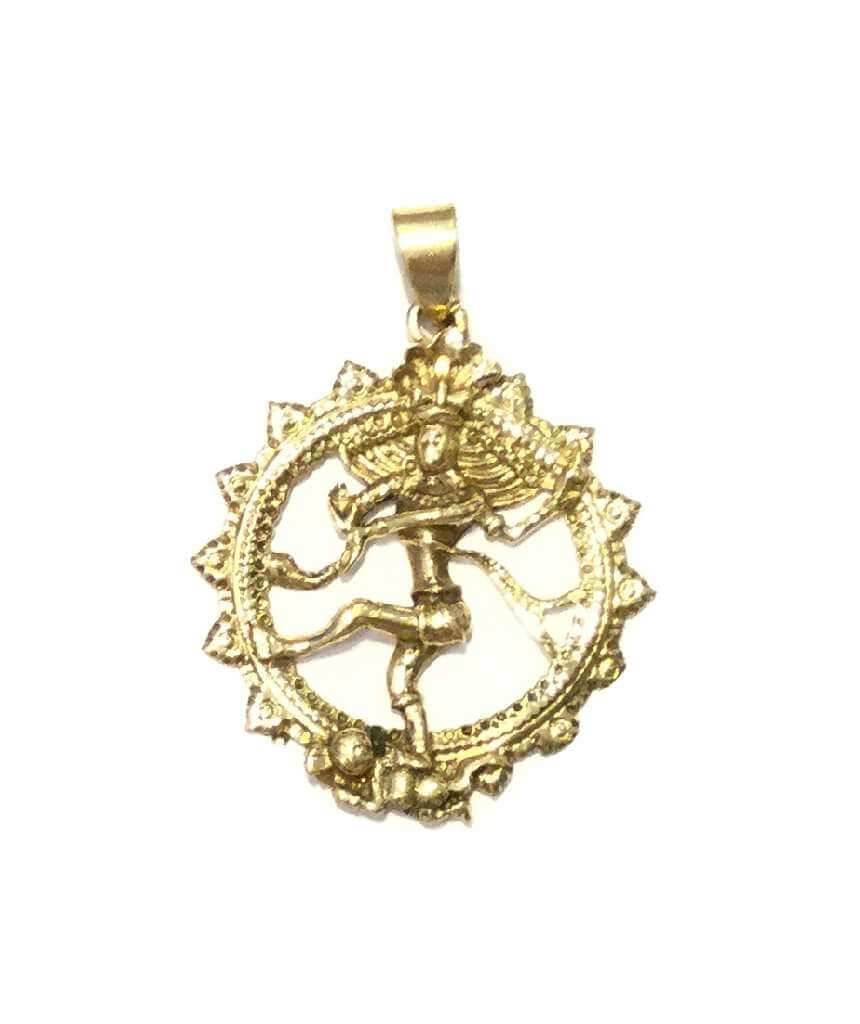 Gold Dancing Goddess Pendant