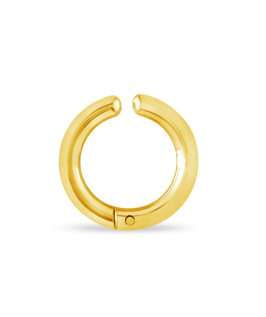 Gold Fake Hoop Earring