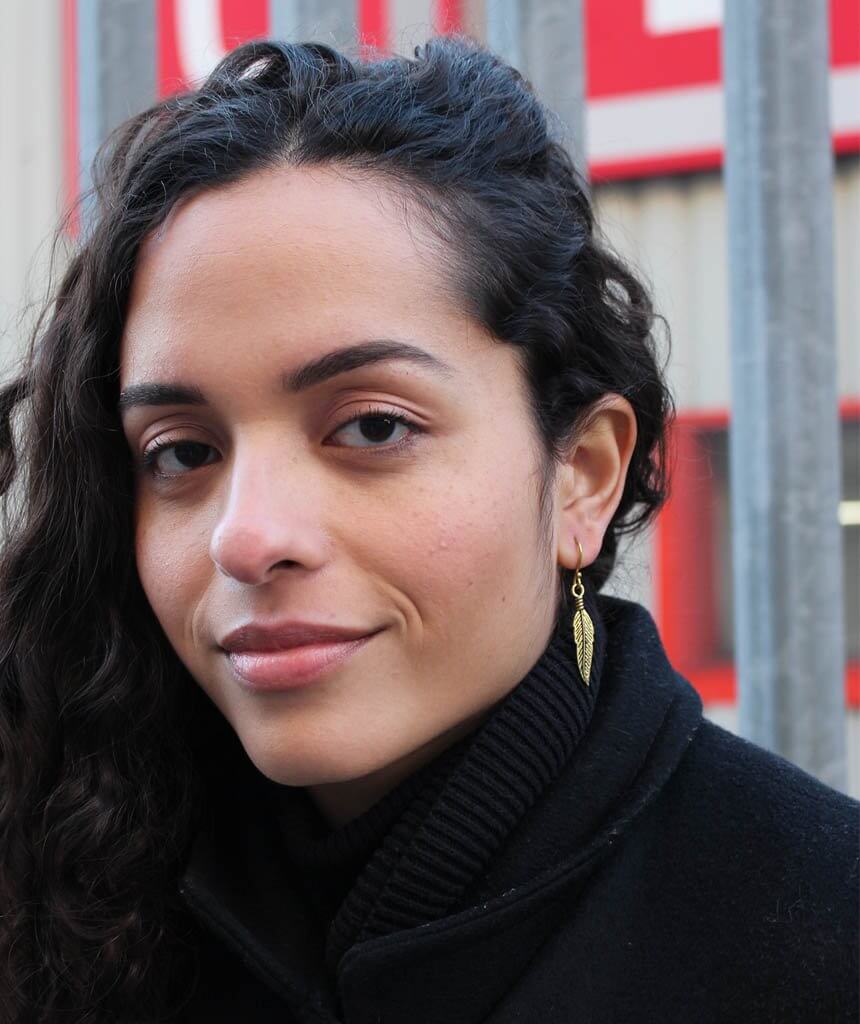 Gold Feather Earrings