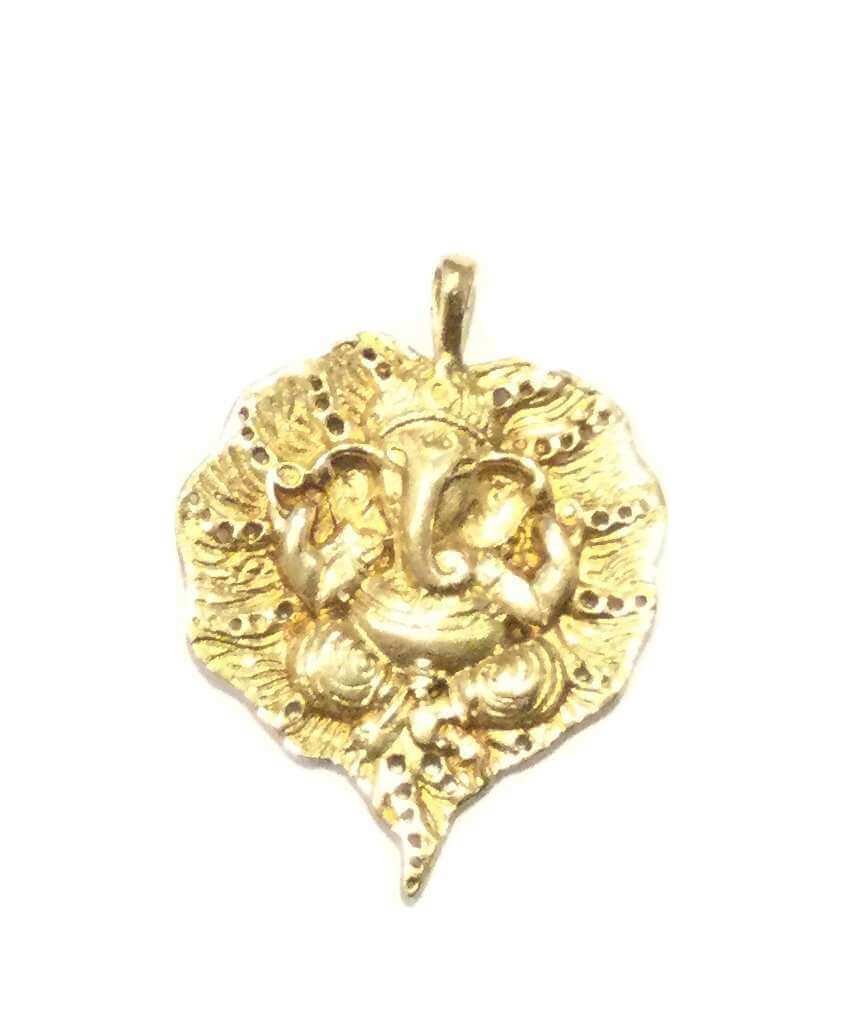 Gold Ganesha Pendant