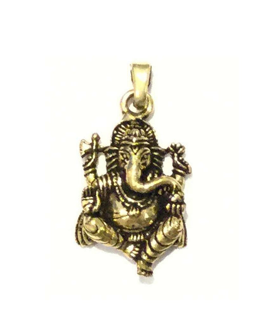 Gold Ganesha Pendant