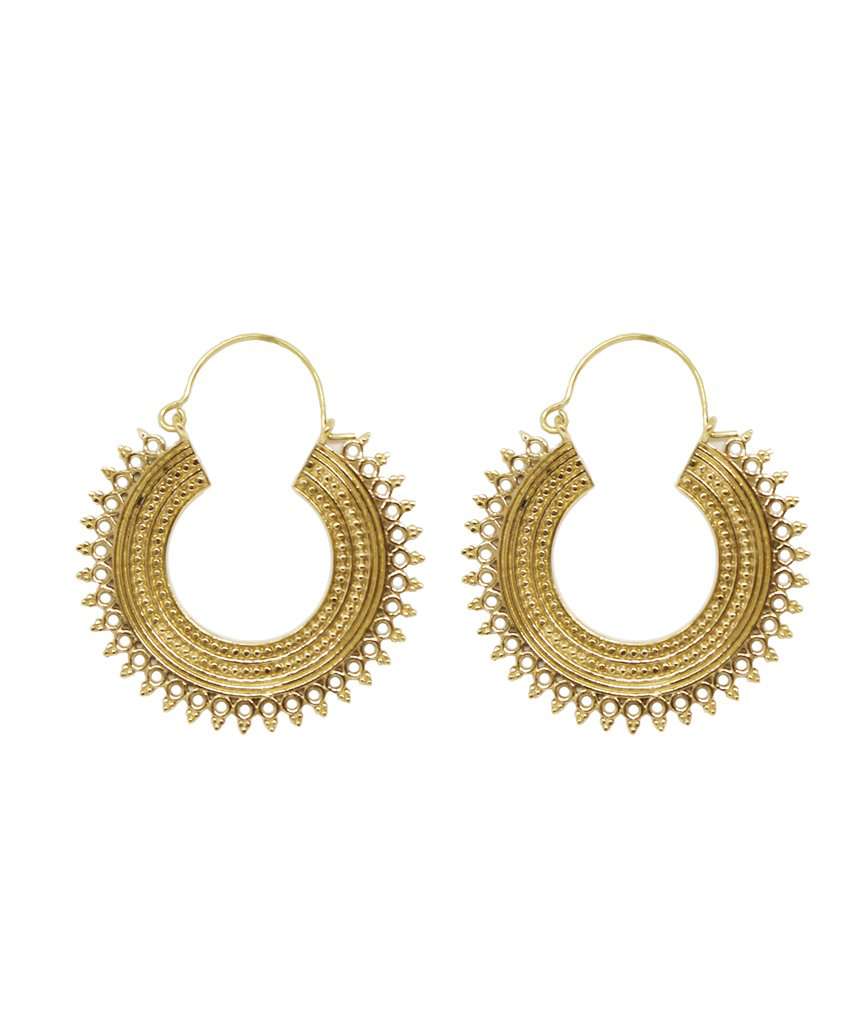 Gold Gypsy Hoop Earrings