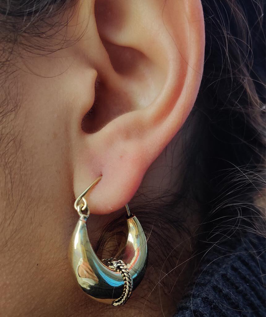 Gold Island Lovin' Hoops