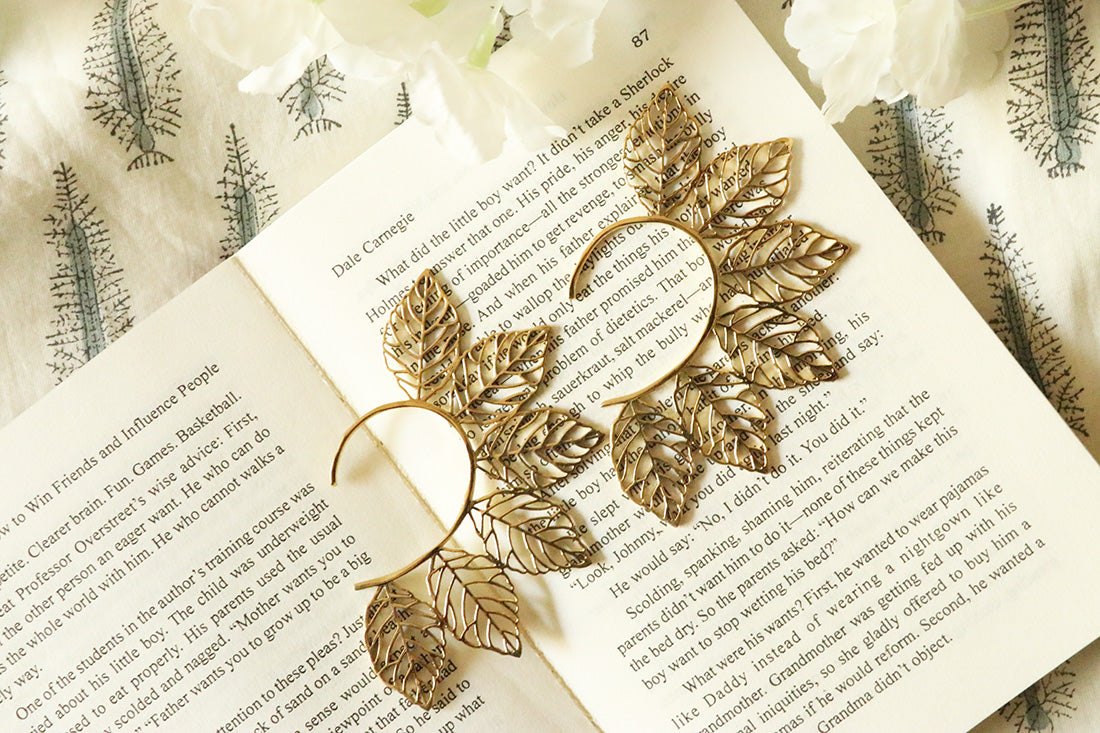 Gold Leaf Ear Cuff