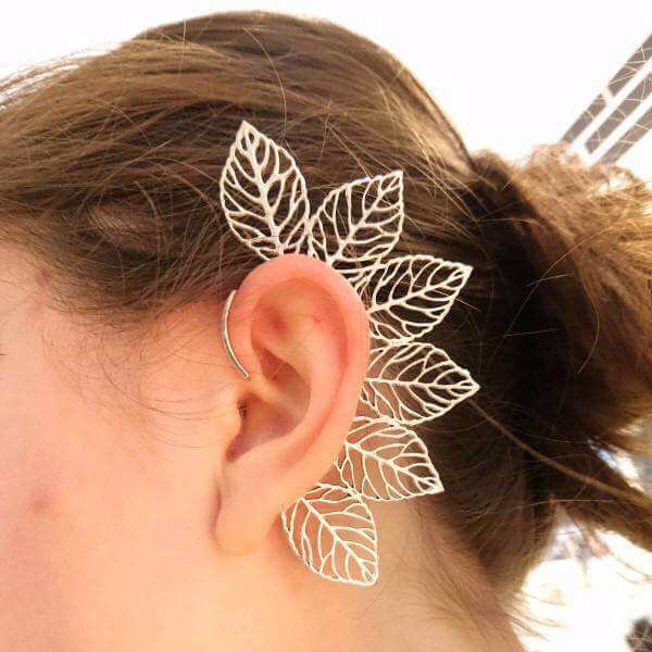 Gold Leaf Ear Cuff