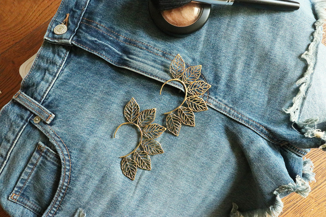 Gold Leaf Ear Cuff