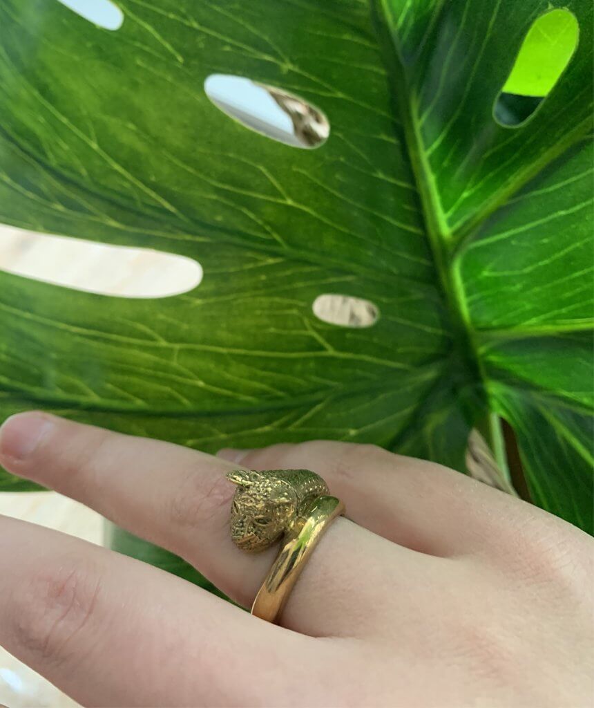 Gold Leopard Ring