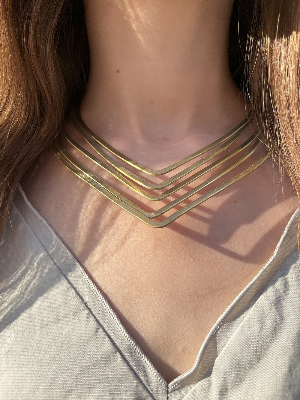 Gold Medussa Choker