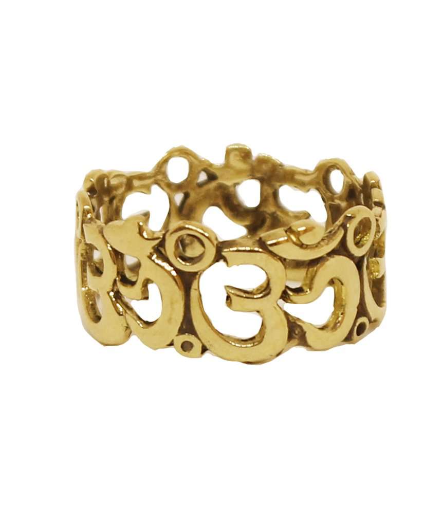 Gold OM Ring