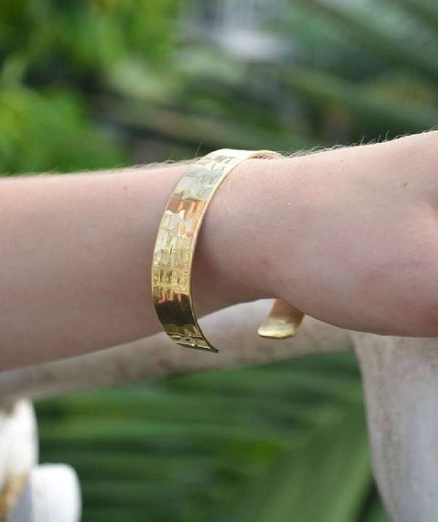 Gold Simple Bangle Bracelet