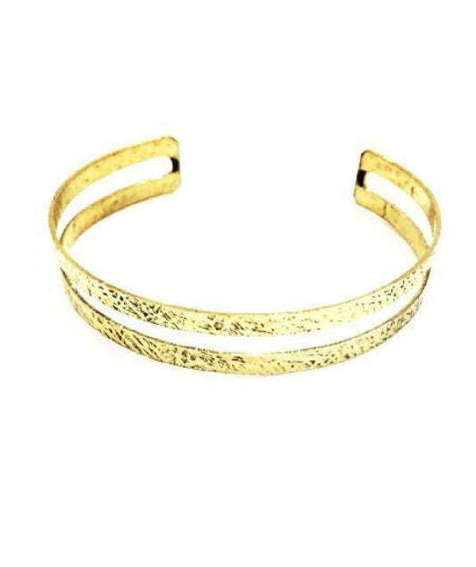 Gold Simple Bangle Bracelet