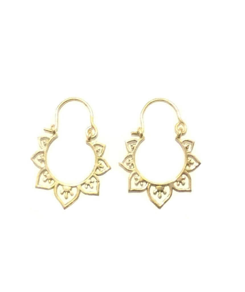 Gold Small Precious Tiny Hoops