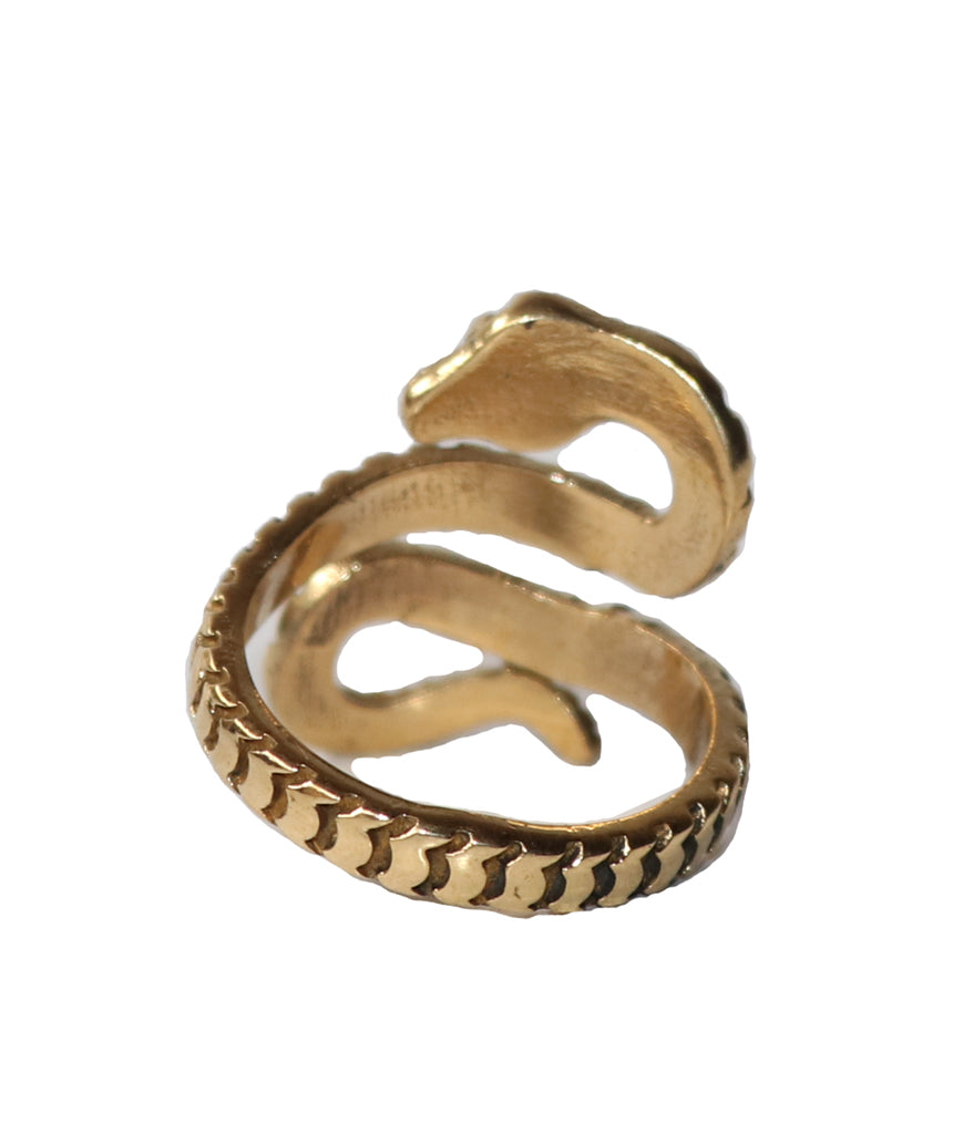 Gold Snake Wrap Ring