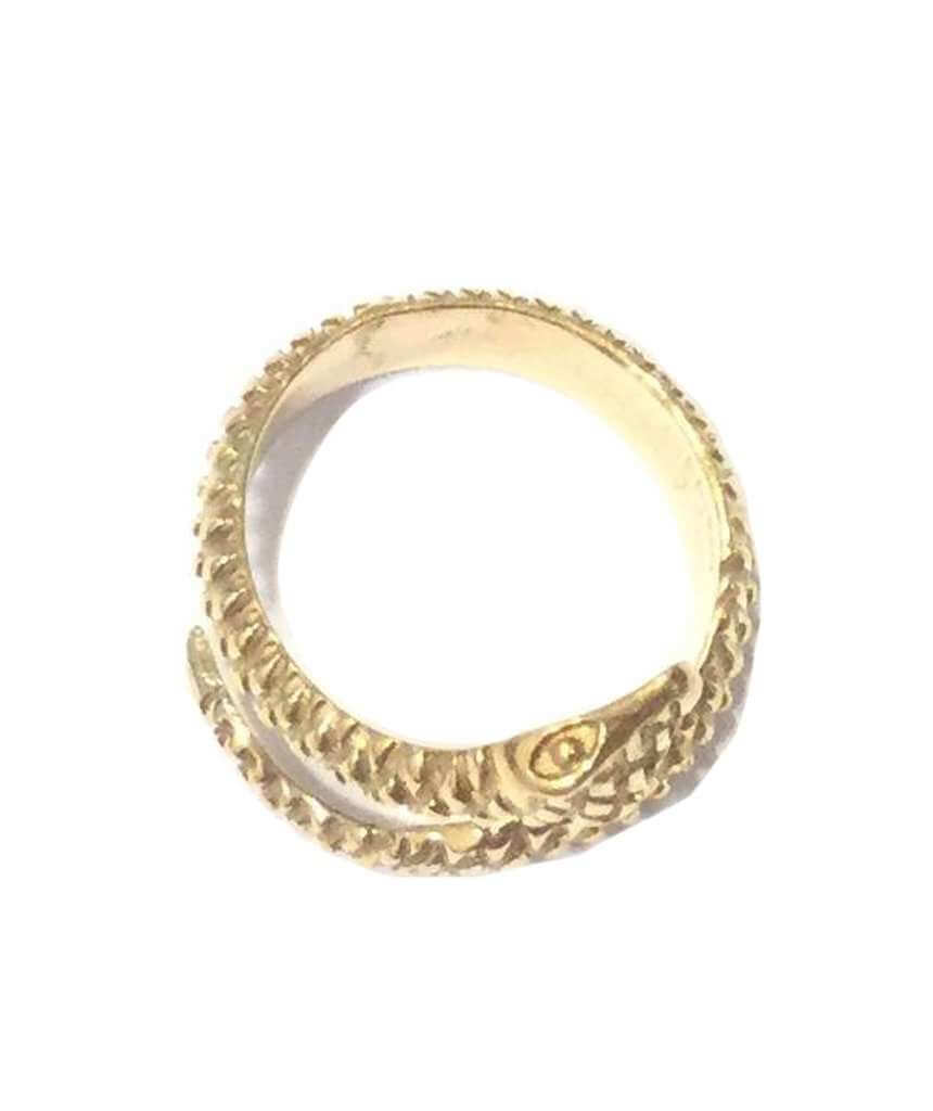 Gold Snake Wrap Ring