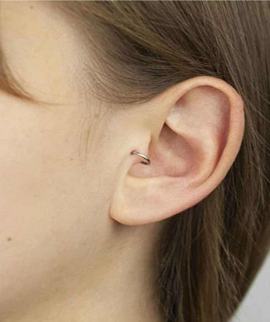 Gold Surgical Steel Hinged Septum