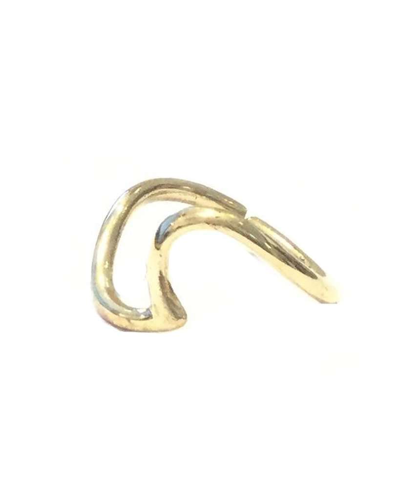 Gold Wave Ring