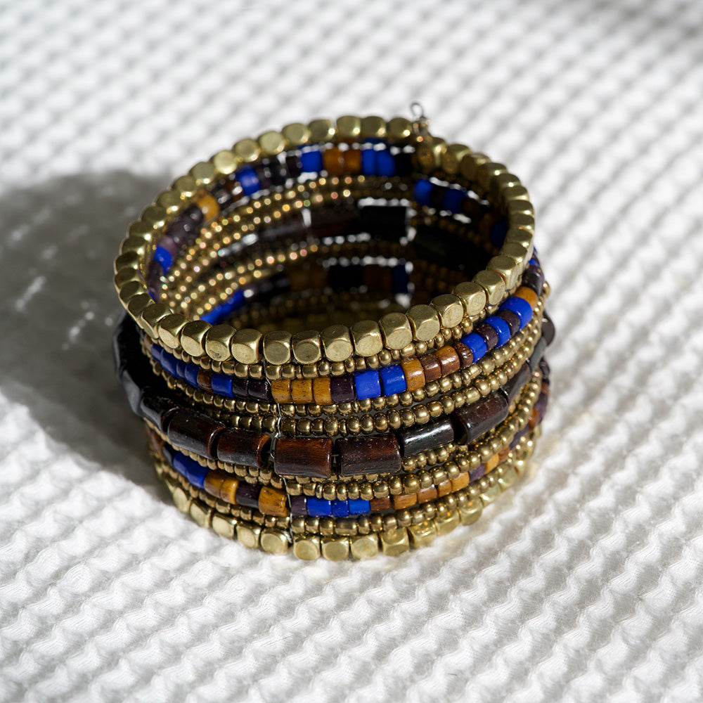 Gold and Brown Choker