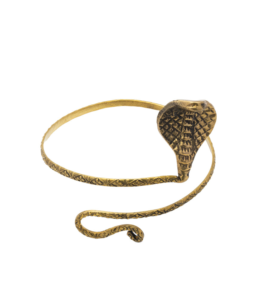Gold Cobra Arm Cuff