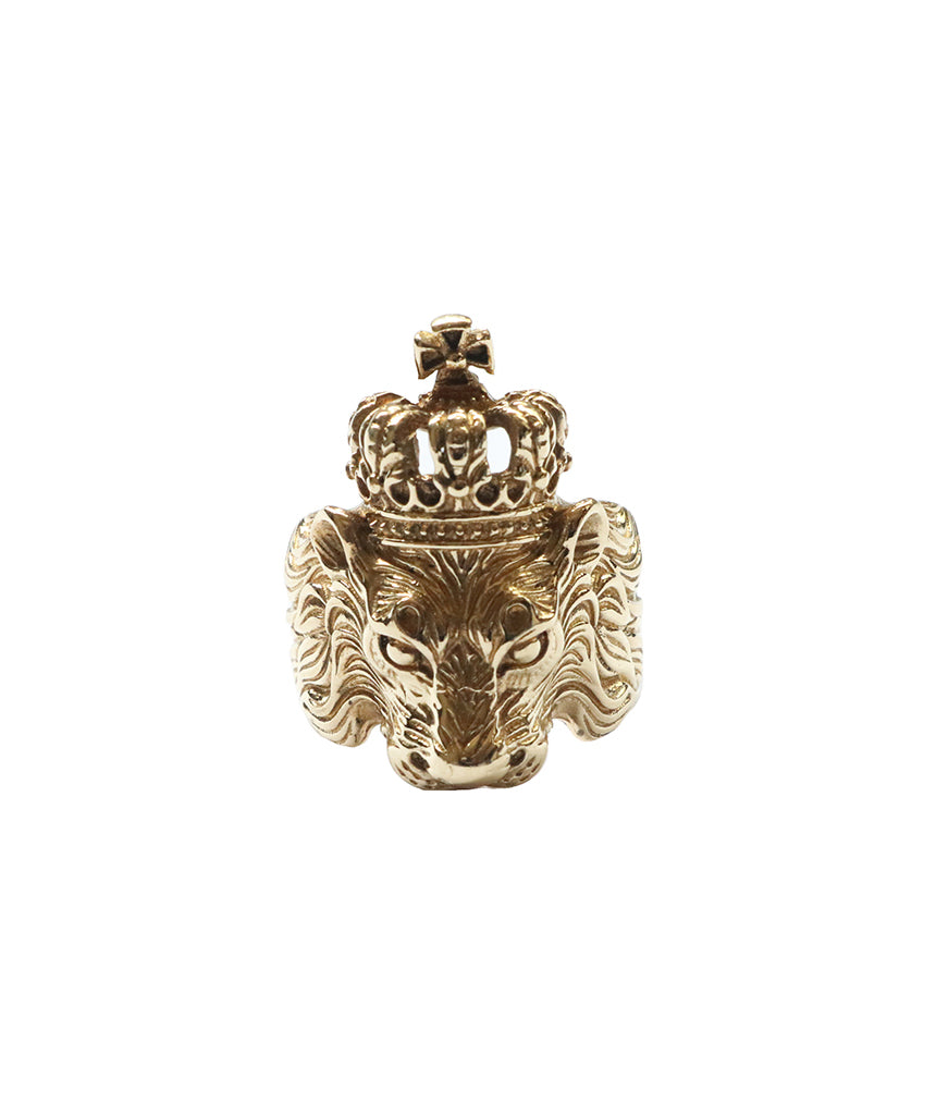 Gold Crowned Ring